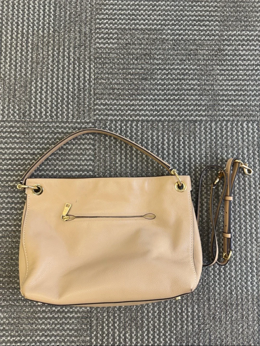 Coach Polished Pebble Leather Clarkson Hobo Purse - Picture 6 of 9